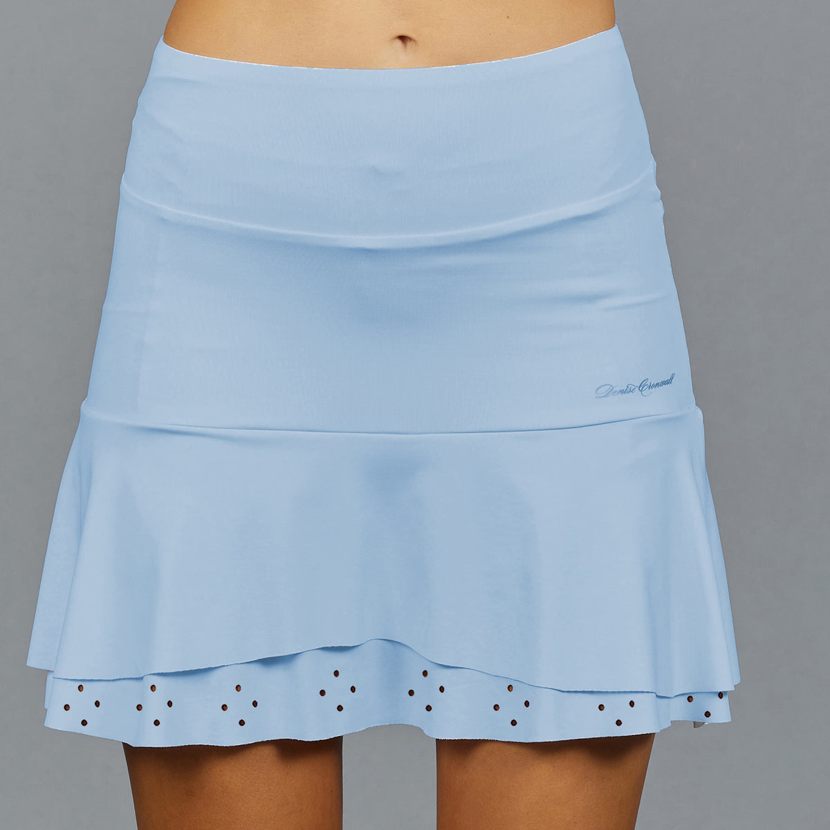 Classic Eyelet Mid Skort (blue)