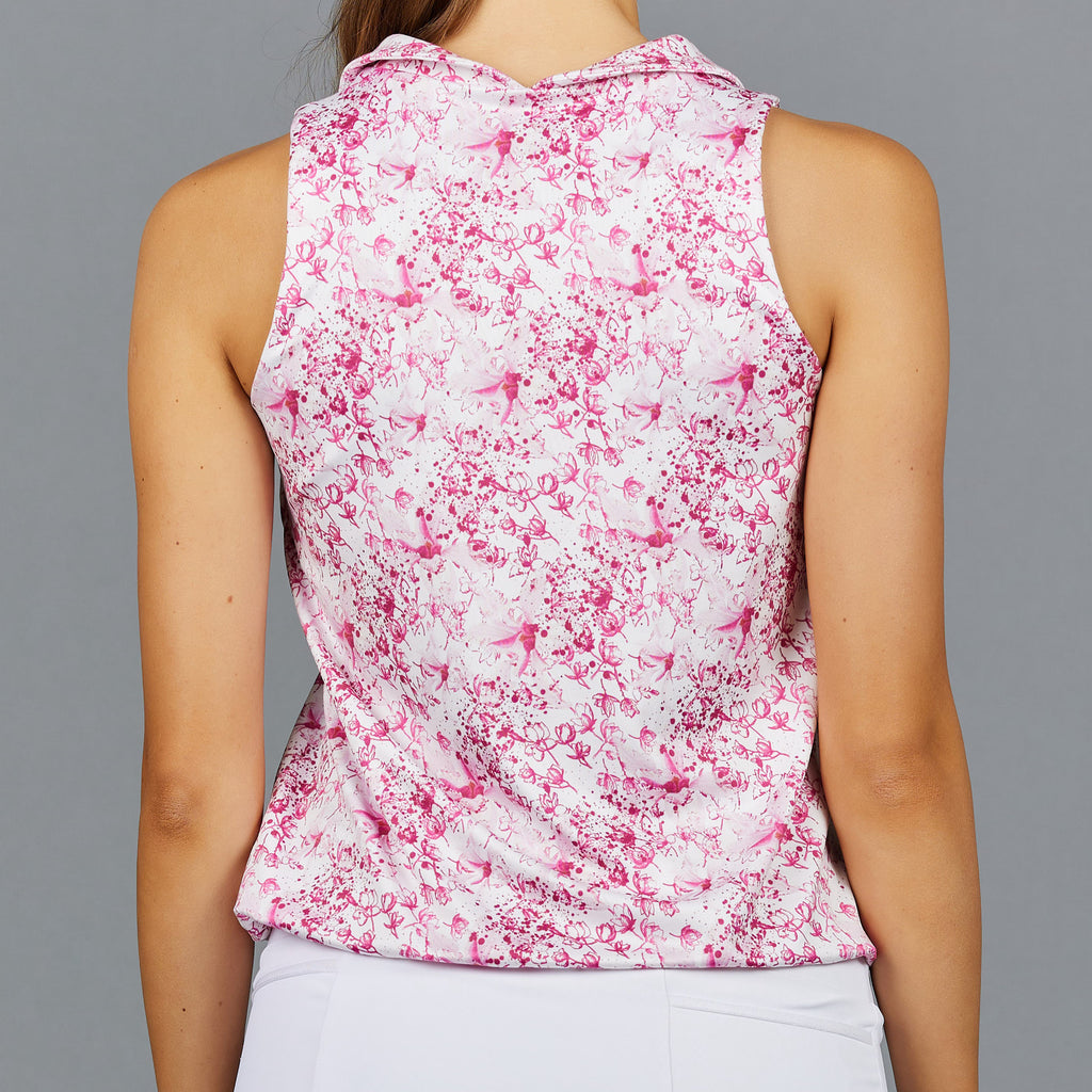 Meadow Sleeveless Collar Golf Top