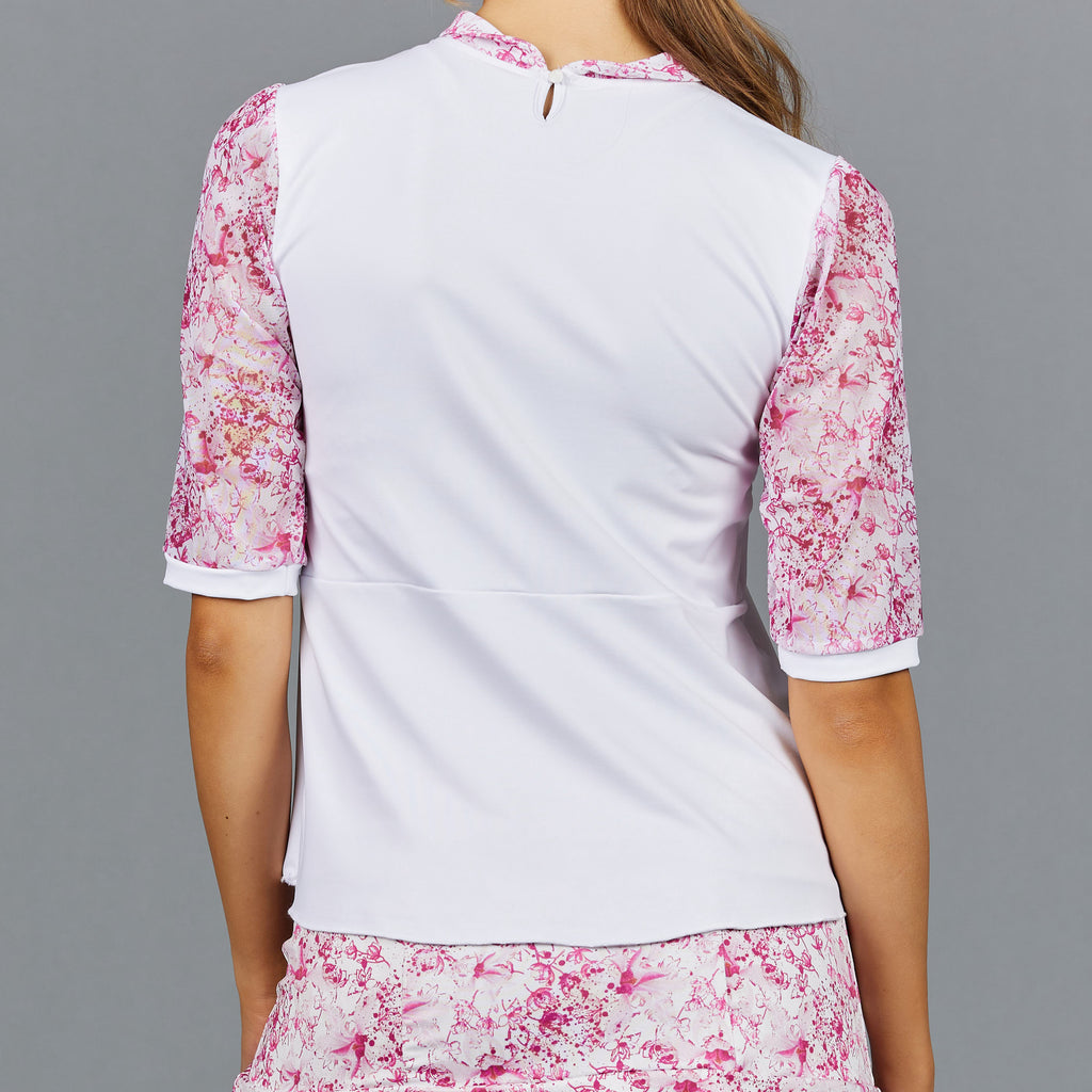 Meadow Preppy Golf Collar Top