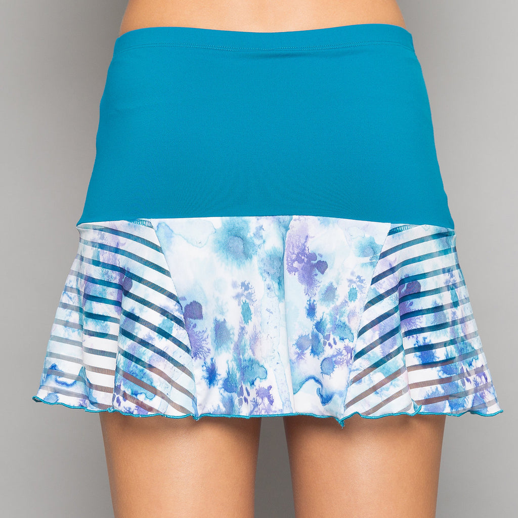 Trista Teal Skort