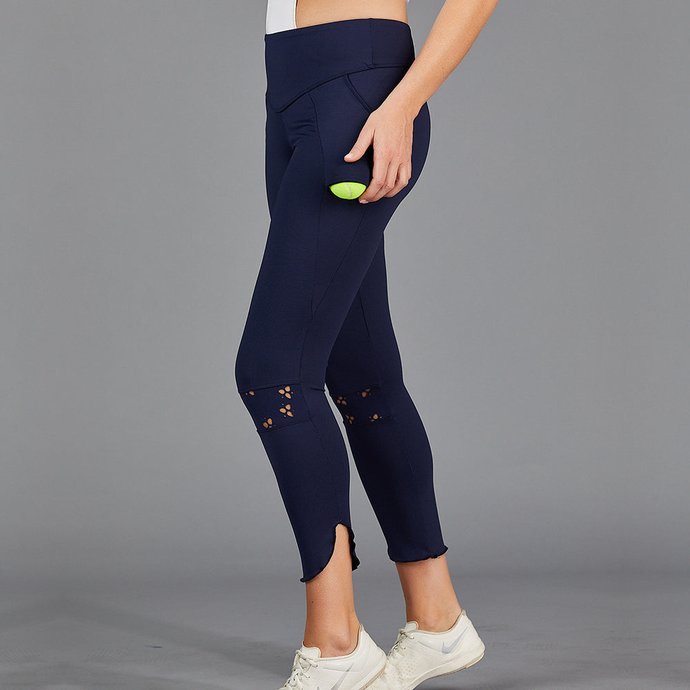 Ball-Pocket Legging (blue)  Denise Cronwall Activewear