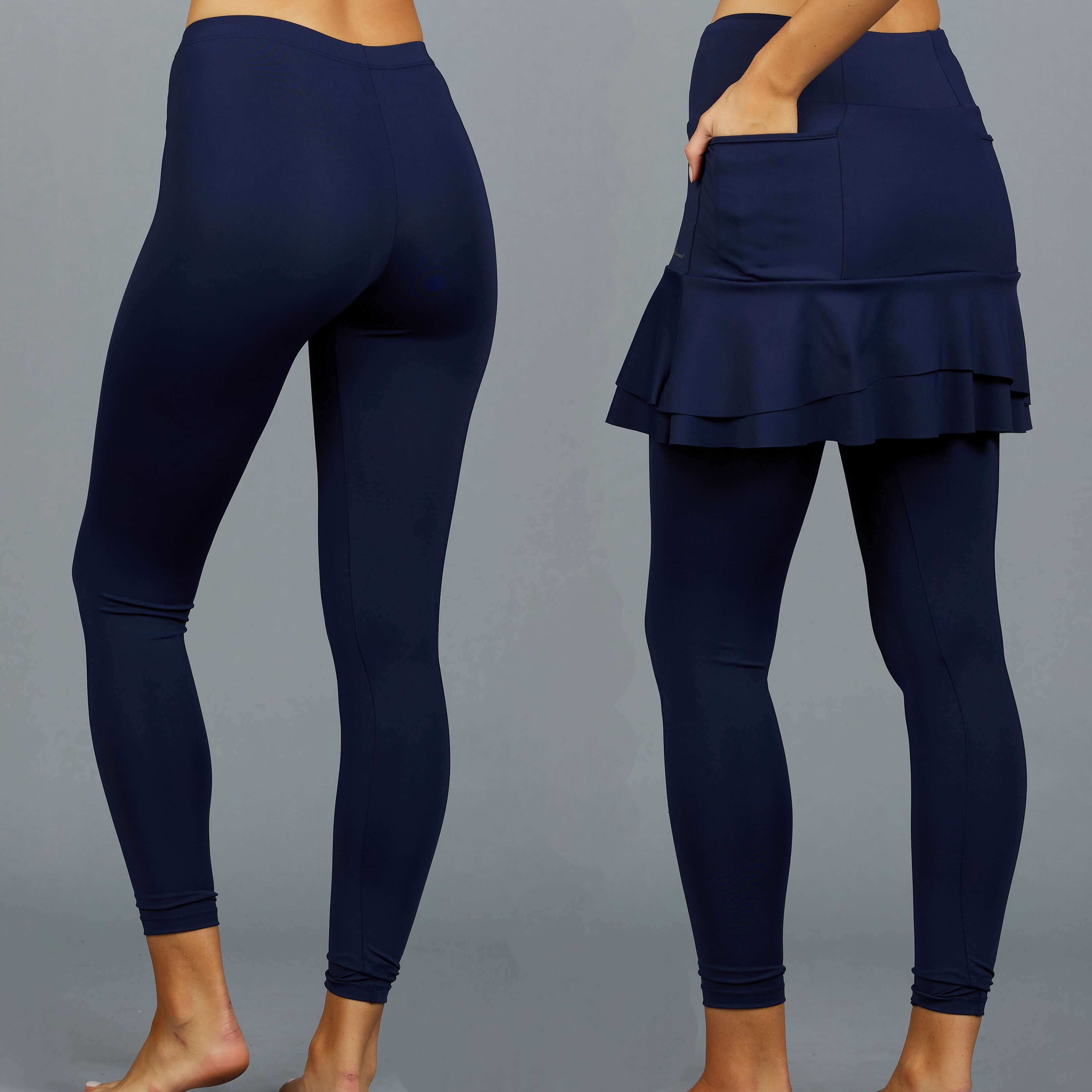 UV Leggings Navy  Denise Cronwall Activewear