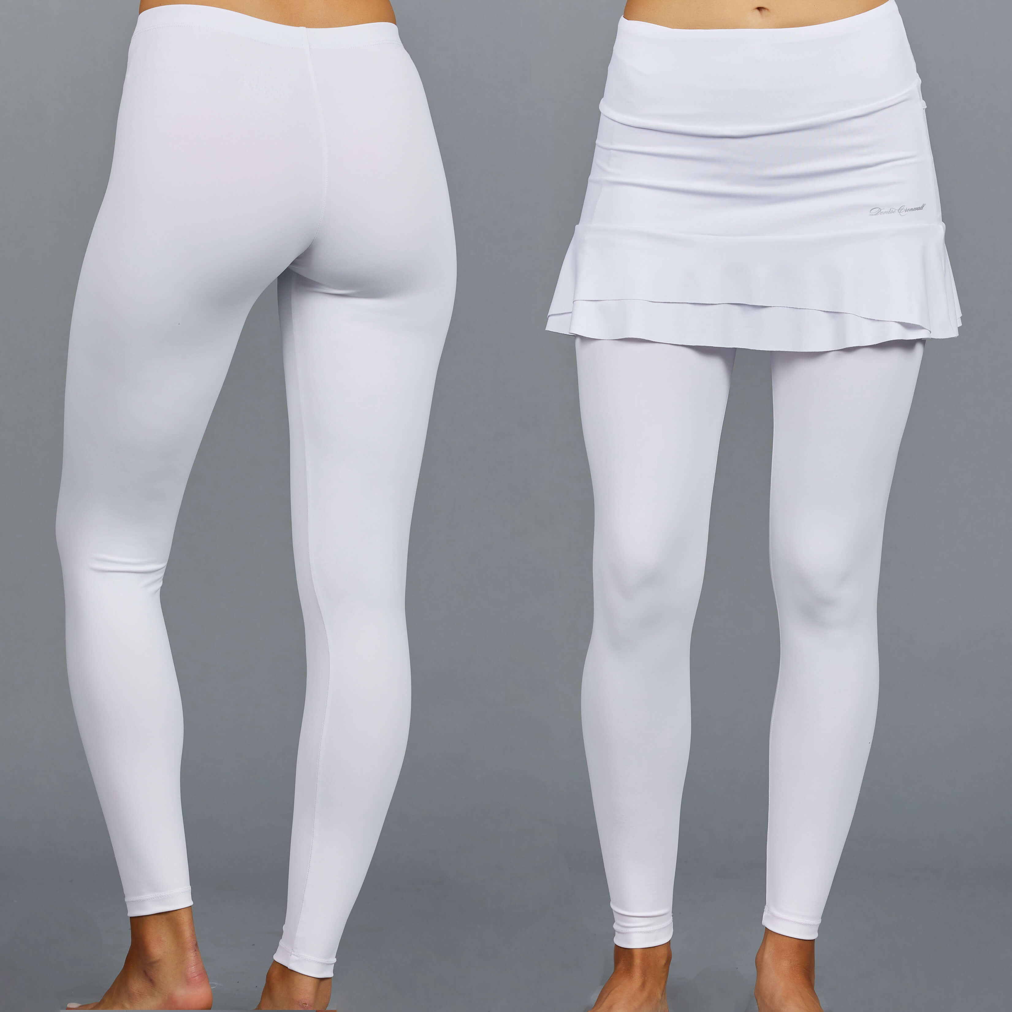 WornOnTV: Alexia's white colorblock leggings on The Real