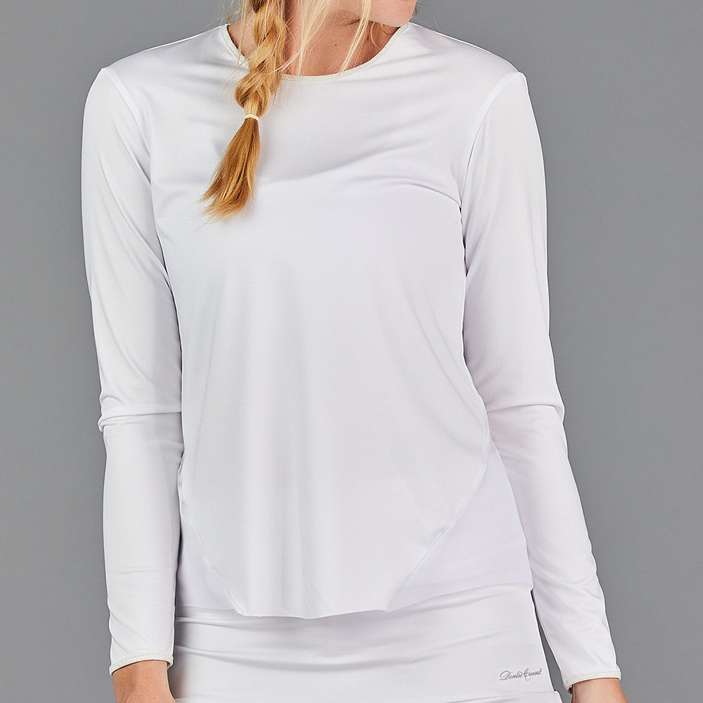 White Mesh Back Tie Athletic Crop Top - Kendry Collection Boutique