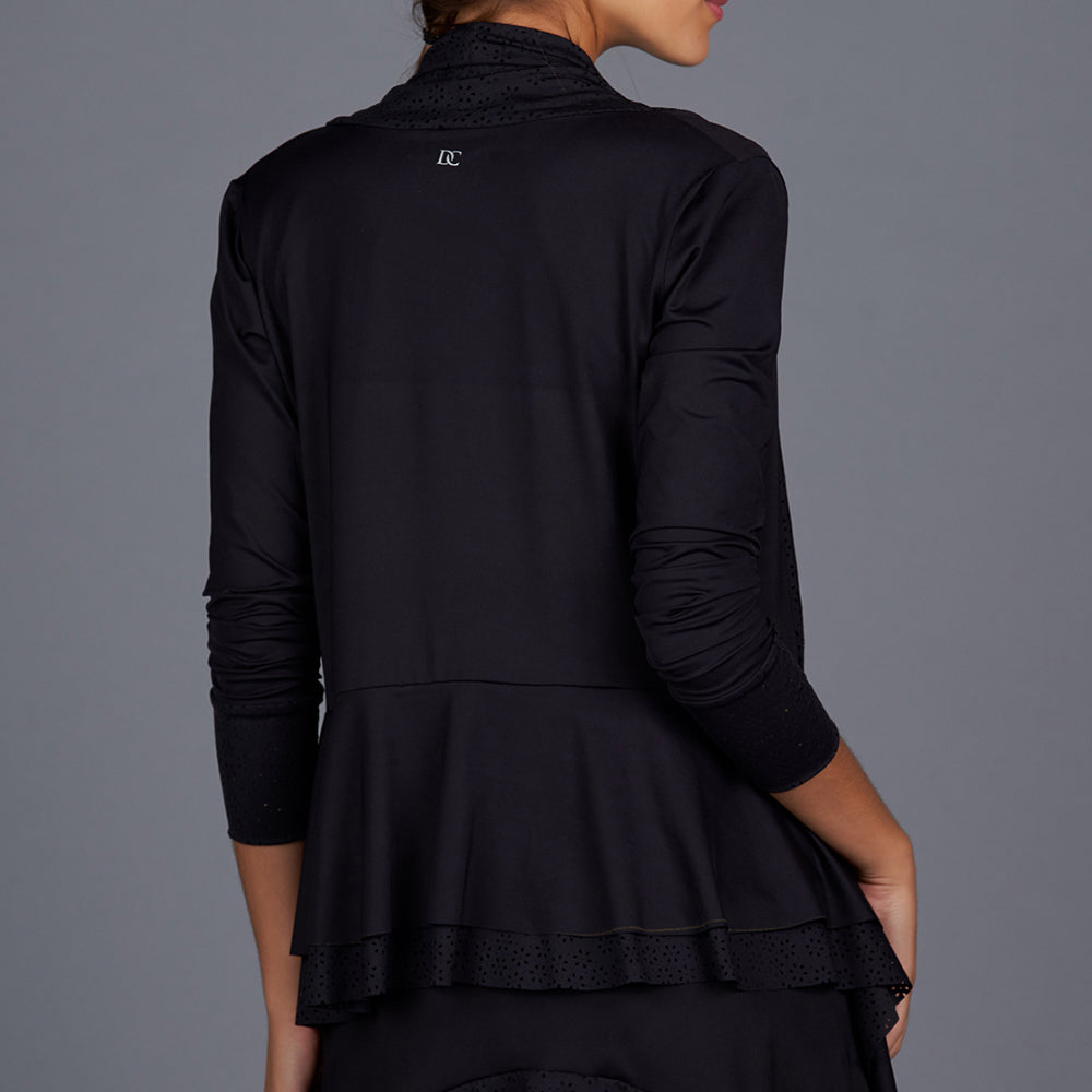 All Season Cardigan black Denise Cronwall Activewear