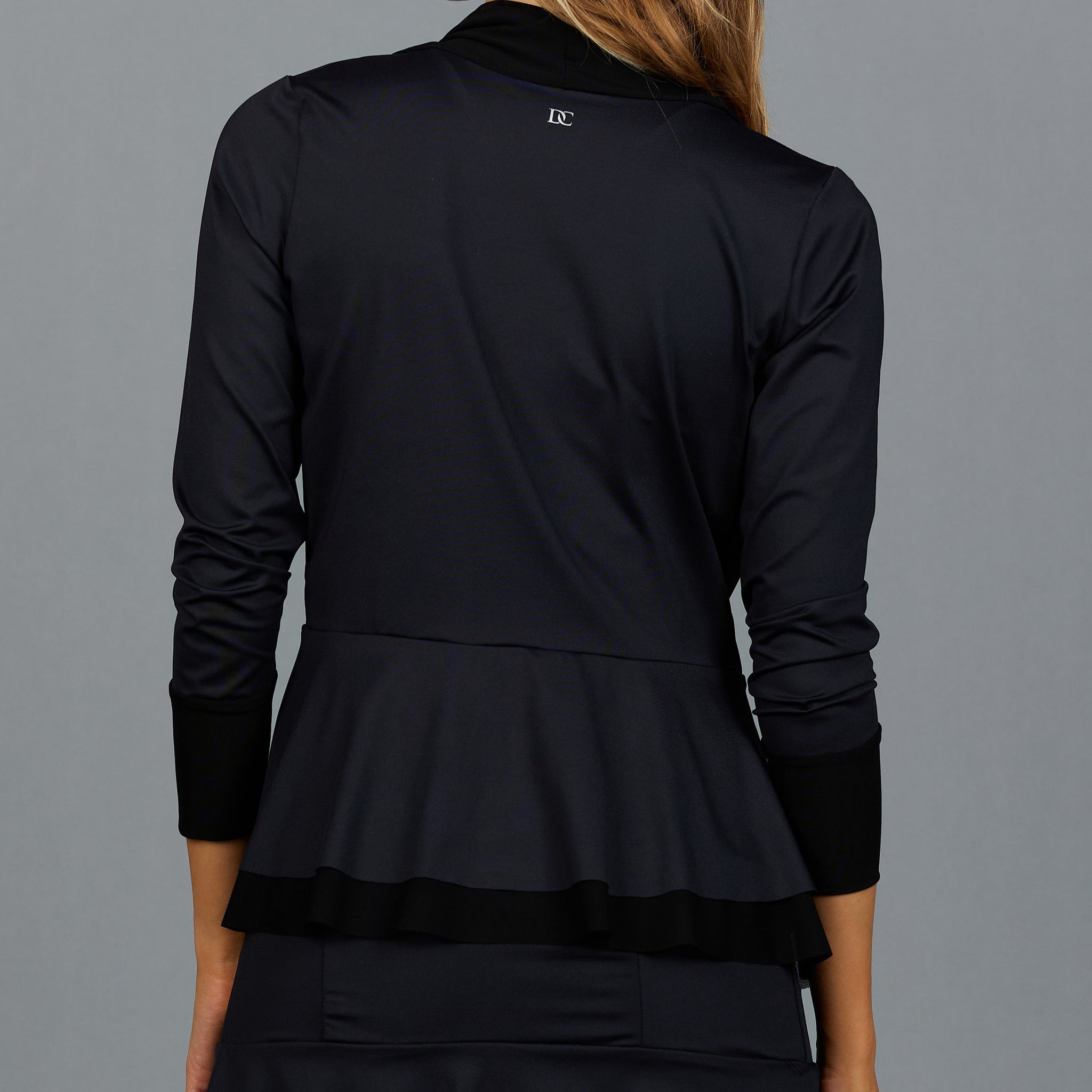 Classic Cardigan (black) | Denise Cronwall Activewear