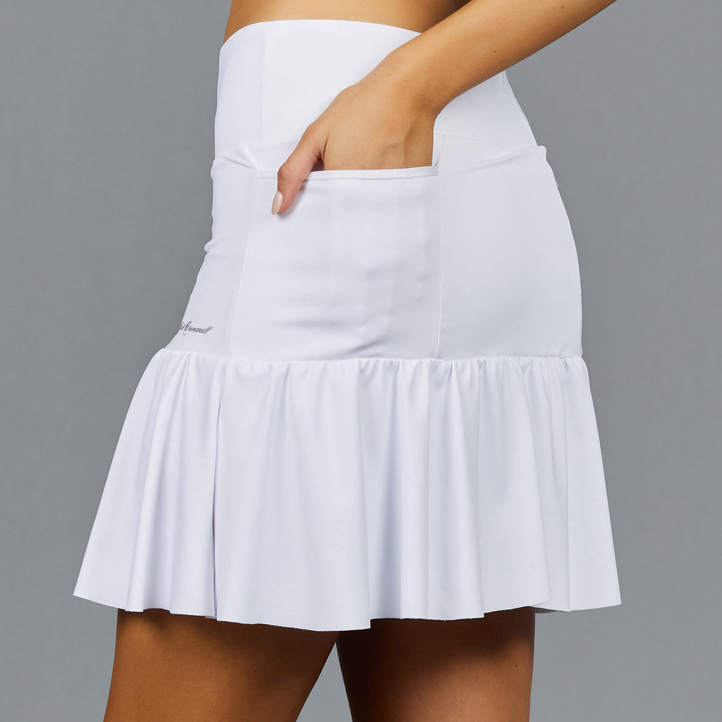 White Tennis Golf Long Skort